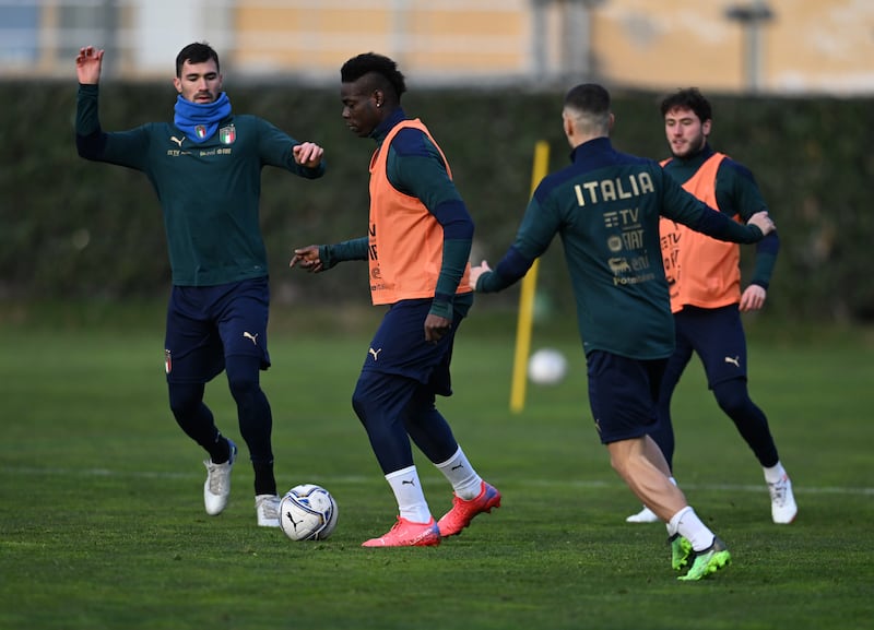 Mario Balotelli is back with Italy after three years. Getty