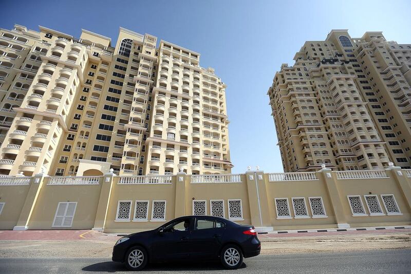 Residential apartments at Al Hamra Village in Ras Al Khaimah. Satish Kumar / The National