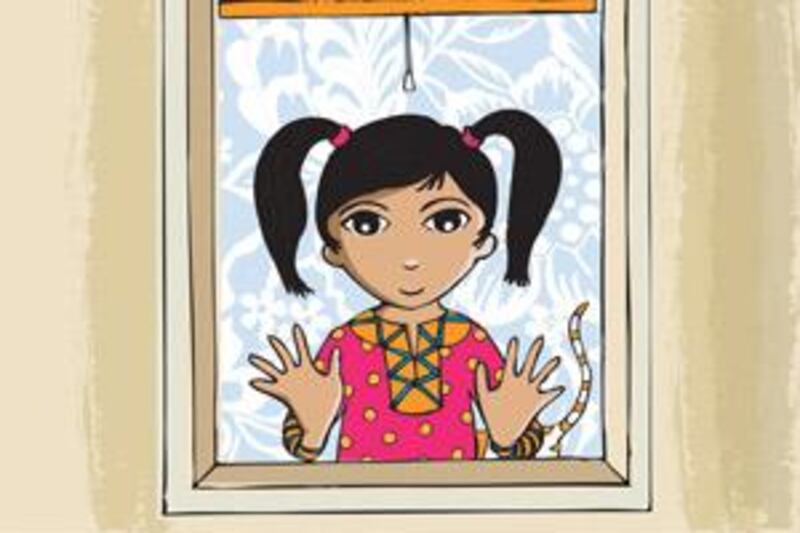 Noura lives in an Abu Dhabi colourfully illustrated by Ruth Burrows.