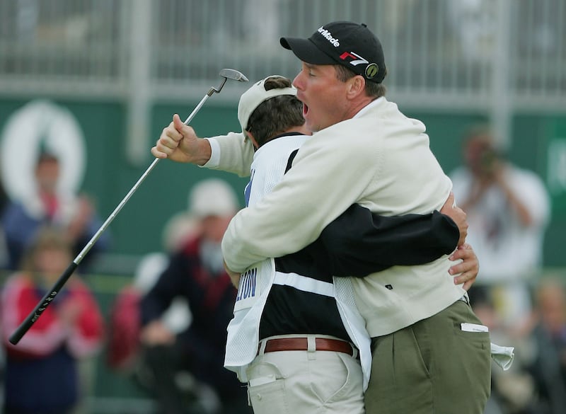 2004: Todd Hamilton  (United States) finished -10 par, won play-off against Ernie Els at Royal Troon. Getty