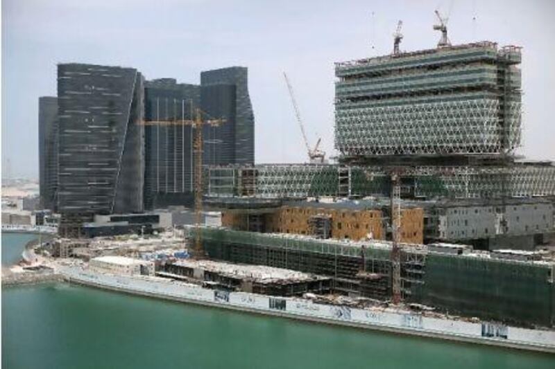 The business district of Al Maryah Island, Sowwah Square, is complete and a host of high-profile tenants are moving in. Silvia Razgova / The National