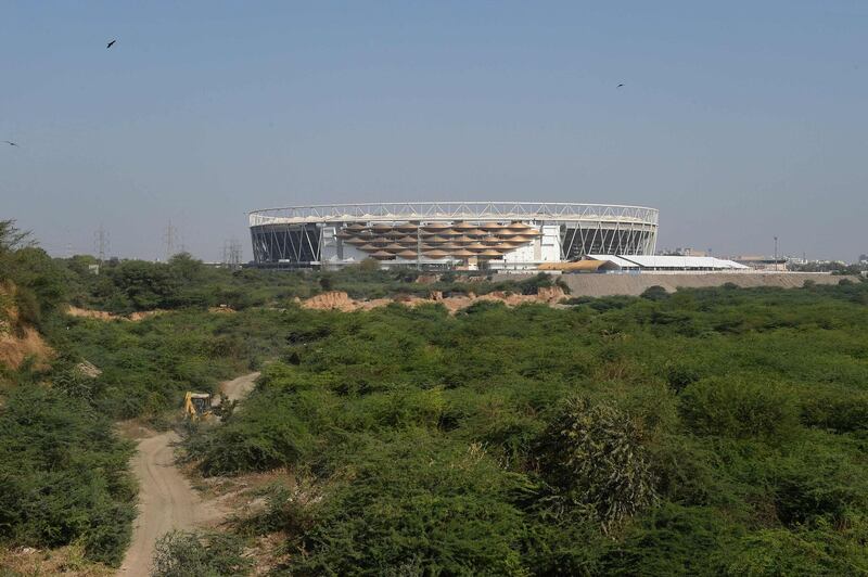 The Sardar Patel Stadium is the largest cricket venue in the world wit a capacity of 110,000. AFP