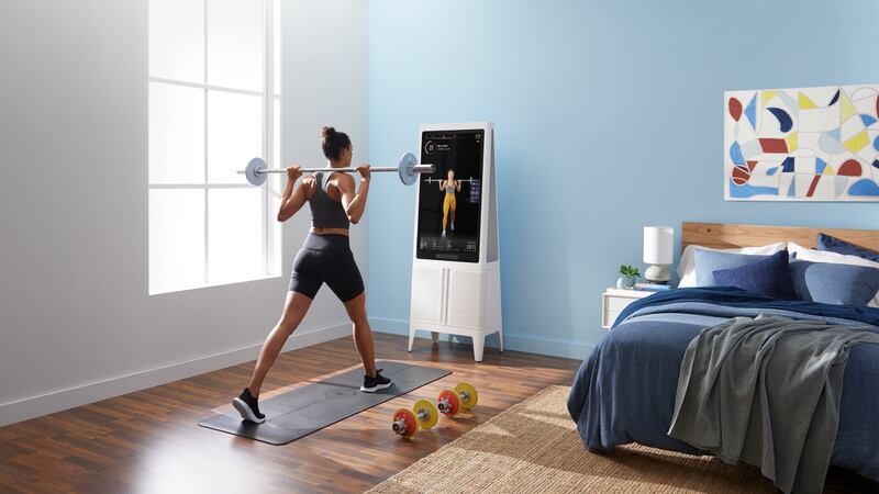At-home gym Tempo Studio is available in the UAE, and costs about Dh6,000 plus a membership fee. Photo: Tempo