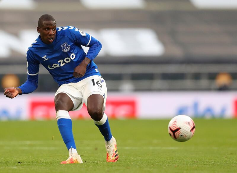 Everton midfielder Abdoulaye Doucoure. AP