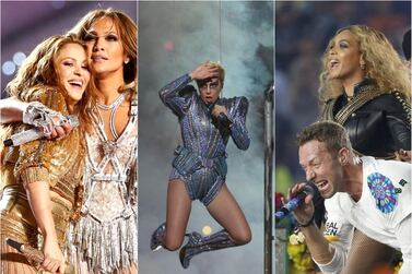 Shakira and Jennifer Lopez, Lady Gaga, Coldplay and Beyonce are just some of the superstars to play the Super Bowl halftime show. 