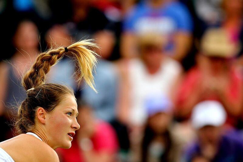 Bojana Jovanovskiof Serbia knocked out Victoria Azarenka on Wednesday at the 2014 Wimbledon Championships. Al Bello / Getty Images / June 25, 2014