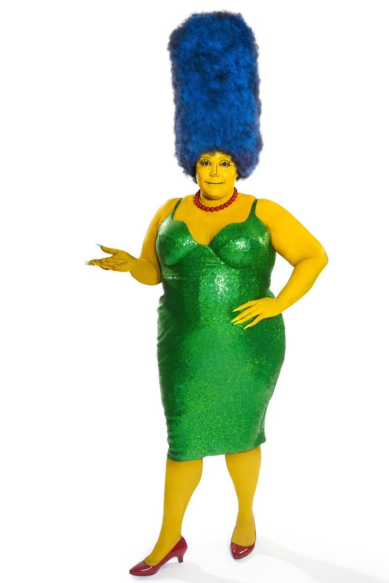 Lizzo as Marge Simpson for Halloween 2022. Photo: @lizzo / Twitter