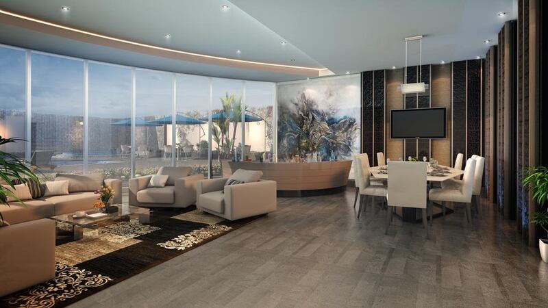 Gathering lounge at the La Riviera Apartments. Courtesy Riviera Group