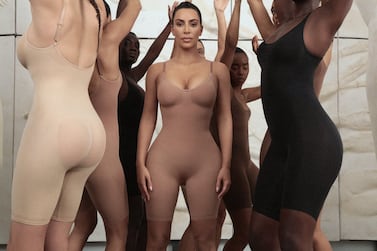Kim Kardashian is calling her new Spanx-like shapewear line as 'solutionwear', but some in Japan are not happy at the brand's name: Kimono 