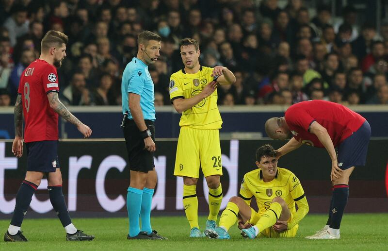 Andreas Christensen – 6 The 25-year-old seemed to be a target for Lille, giving away a free-kick on David before he was forced off the pitch in the 33rd minute after picking up an injury. 


Reuters