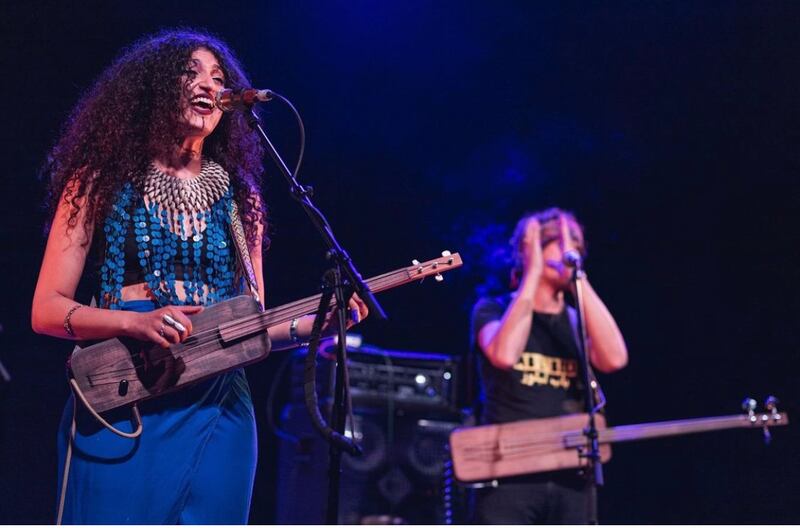 Lead singer Yousra Mansour says the band are best enjoyed live, owing to the 'powerful' indigenous instruments they use. Photo: Bab L' Bluz / Instagram