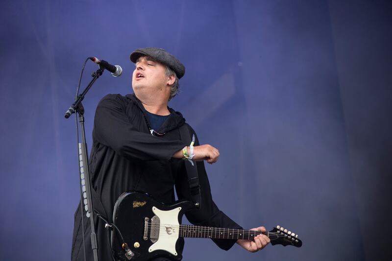 Pete Doherty from the band 'The Libertines' performs. AP