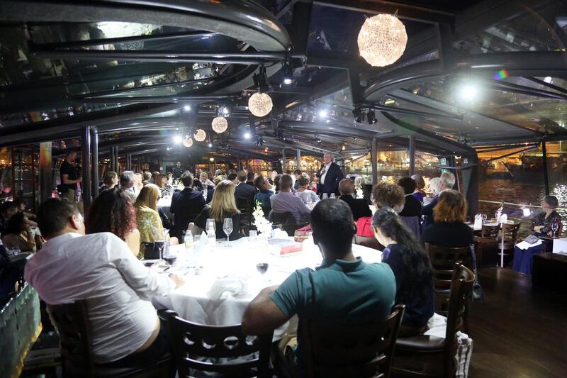 Guests enjoyed a talk by AC Grayling and savoured fine food, live piano jazz and twinkly, twilight vistas of the emirate’s gravity defying skyline. Courtesy of Emirates Airline Festival of Literature 