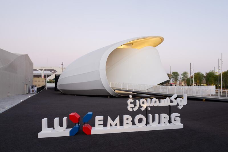 Luxembourg pavilion, Expo 2020 Dubai. Photo: Katarina Premfors / Expo 2020 Dubai