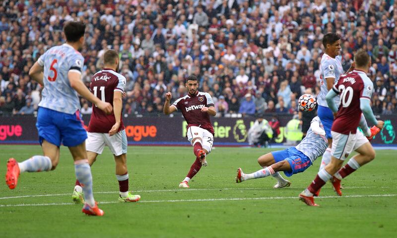 Said Benrahma - 7: Caught Maguire in possession to set up early chance for Bowen then nearly found the same player again after lovely turn and run 23 minutes in. Opened the scoring for Hammers after his shot took huge deflection. Reuters