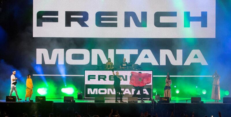 French Montana performs at the Mawazine Festival in Morocco Rabat. Courtesy: Sife El Amine
