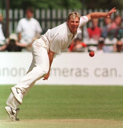 Australia's Shane Warne in action during his playing career. PA