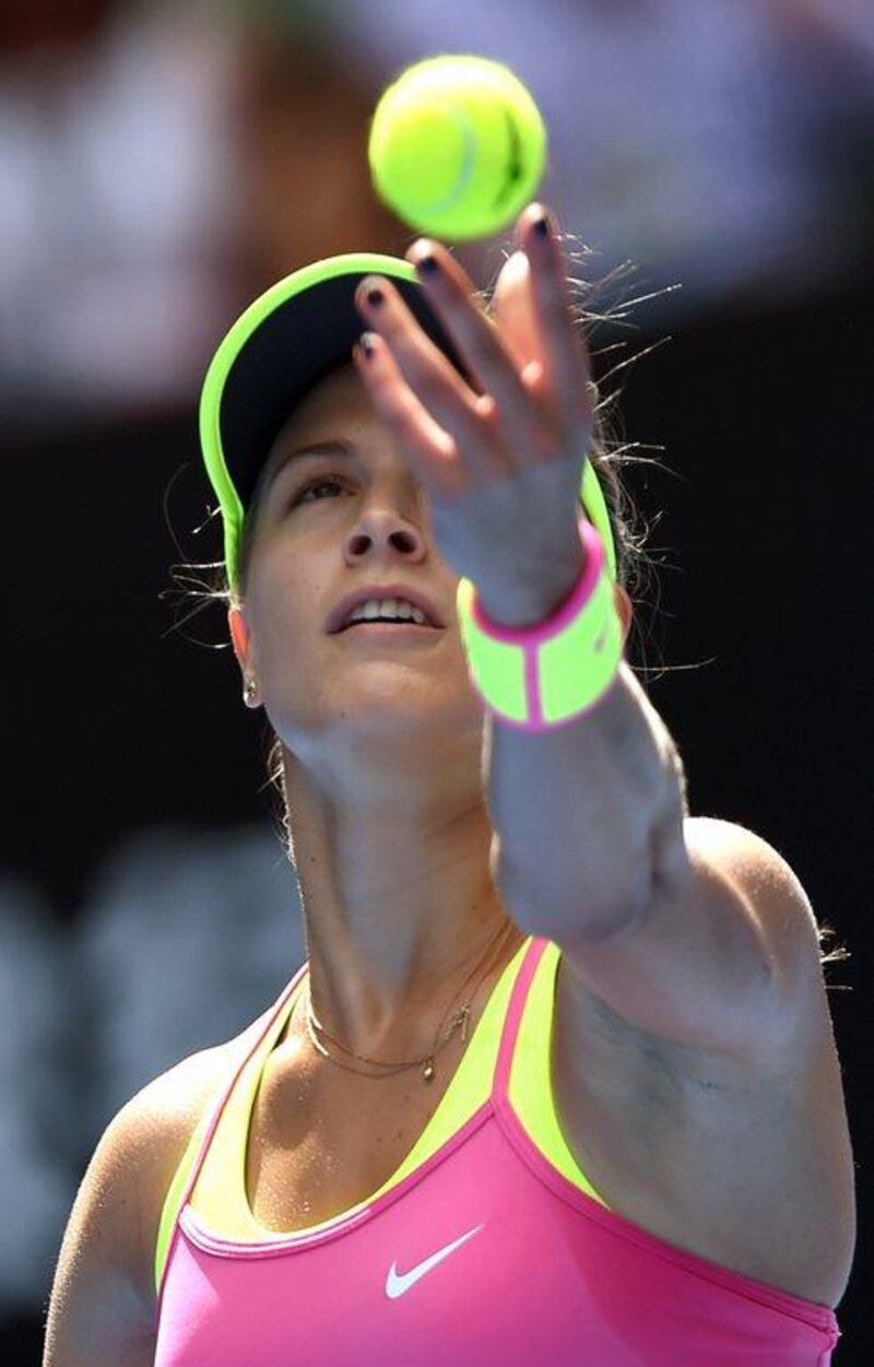 Eugenie Bouchard shown during the Australian Open early this year in Melbourne. Manan Vatsyayana / AFP / January 25, 2015 