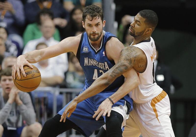 Kevin Love has told the Minnesota Timberwolves he will not re-sign with the team when his contract ends after the 2014/15 season, leading to current trade speculation. Matt York / AP