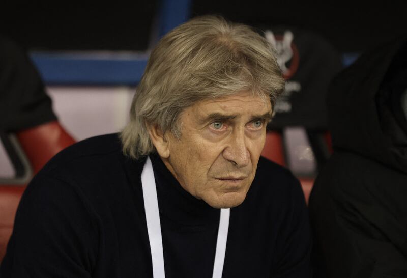 Real Betis coach Manuel Pellegrini. Reuters