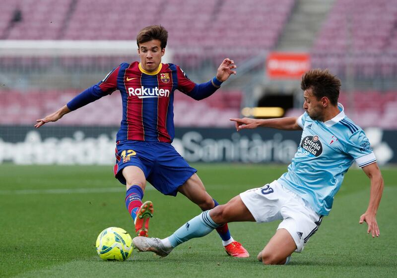 SUB: Riqui Puig 7 - On for Pedri. Decision to see Puig play delighted Barça fans who see him as a future talent. His slender frame was quickly hacked down, but he was brave in always wanting the ball. Booked. Barely gave the ball away. Reuters