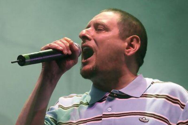 Shaun Ryder of Happy Mondays, who are making their Dubai debut. Yiu Mok / AP Photo