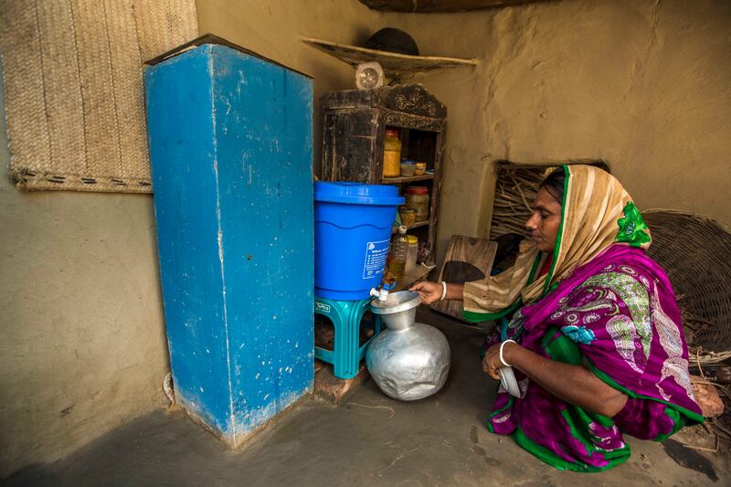 The biosand filter installed by Ledars is the main source of water purification in eastern coastal regions of Bangladesh