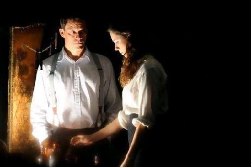 Dominic West, left, as Robert Mallory and Rebecca Hall as Florence Cathcart in The Awakening.