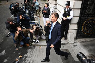 Jeremy Hunt is a political survivor who will require all of his considerable experience to calm an economy beset by chaos. Getty.