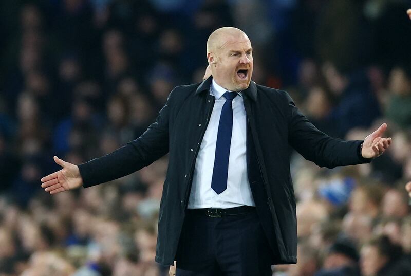  Everton manager Sean Dyche. Reuters