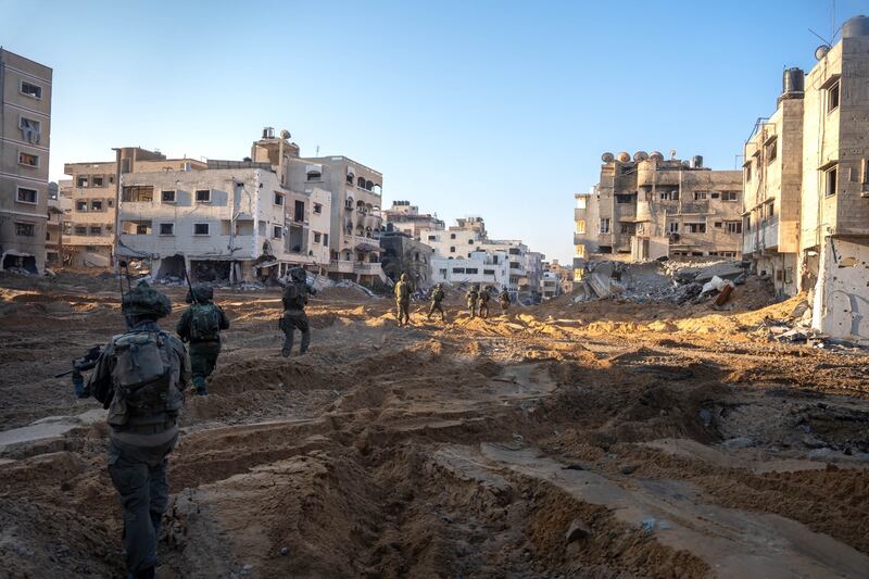 Israeli soldiers operating in the Gaza Strip. AFP / Handout / Israeli army