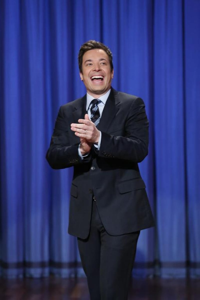 Jimmy Fallon, who replaces Jay Leno as the host of The Tonight Show. Lloyd Bishop / AP / NBC