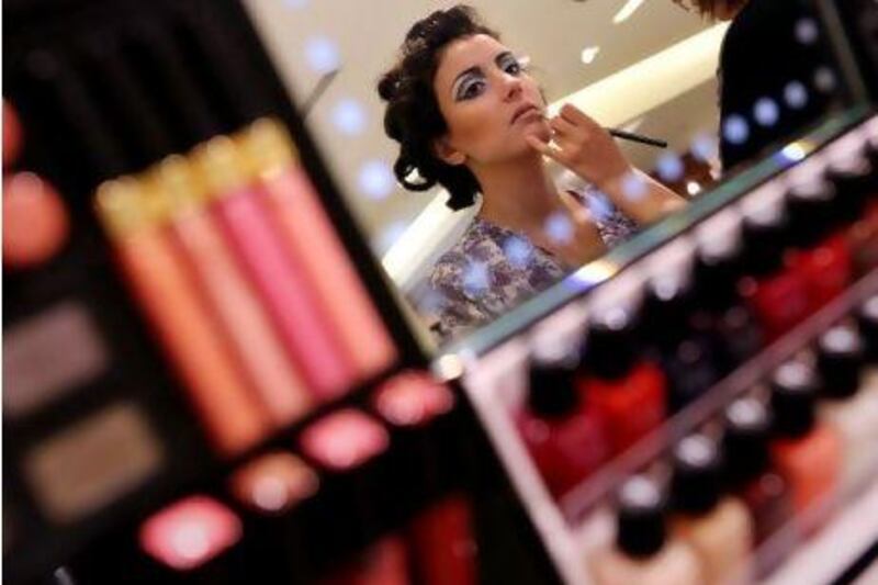 Women in the UAE spend more on cosmetics than European women.