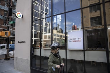 A Google store in New York. Tech titans such as Google and Facebook are increasingly facing regulatory scrutiny to change their monopolistic practices. Bloomberg