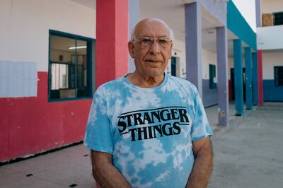 Ahmed, 71, said he voted yes because "I see myself in Kais Saied," and he feels the state needs a strong leader. Erin Clare Brown / The National