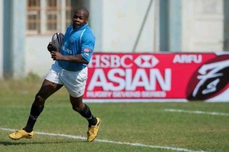 David Matasio, in action for the Dubai Wasps, has kept his place in the UAE side at flanker for the Asian Five Nations game with Kazakhstan.