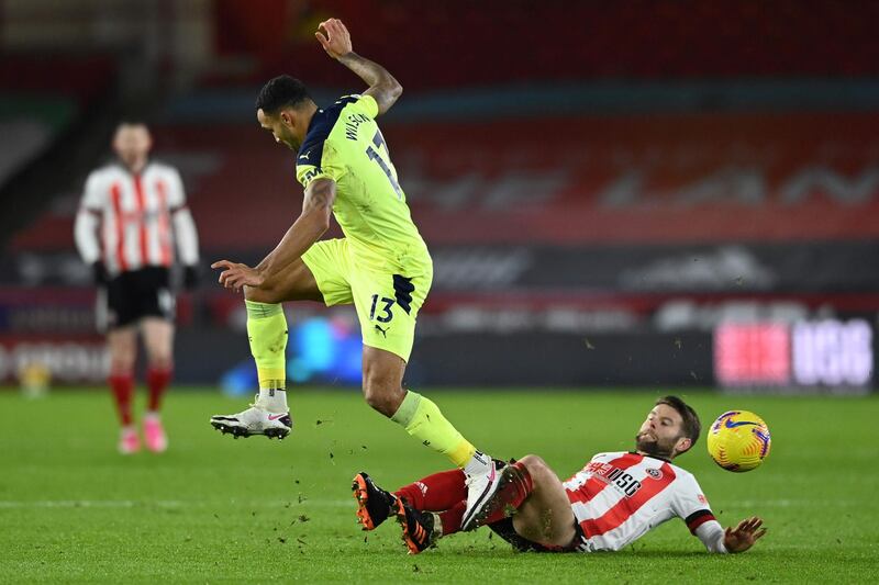 Oliver Norwood - 7: A driving force in Sheffield United’s midfield but one sloppy pass in last 10 minutes almost lead to a Newcastle goal. AFP