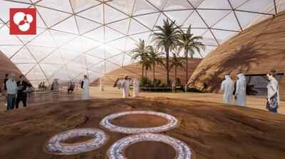 The city will include biospheres, as seen in this artist's impression. Courtesy: Bjarke Ingels Group