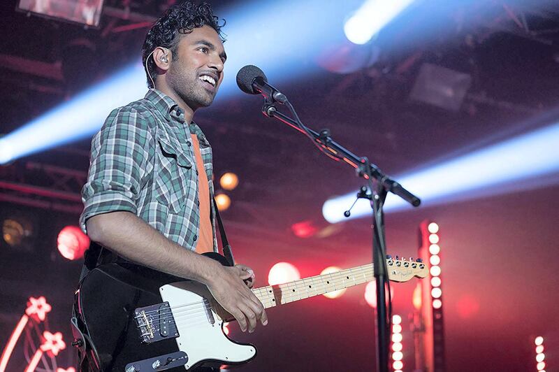 Himesh Patel, from 'Eastenders', in the new Beatles film 'Yesterday'.  Universal Pictures