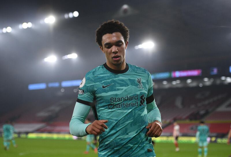 Trent Alexander-Arnold - 8: Another excellent display from the full back. He sent in dangerous crosses, forced Ramsdale into a good save and set up Jones to score the opening goal . Reuters