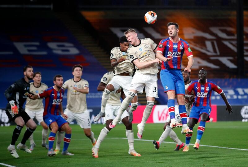 Scott Dann - 7: Couldn't stop Martial scoring United's wonderful second goal. Played really well at the back, showed good composure carrying the ball out of the defence and made some important challenges. Getty