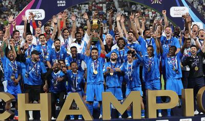 Al Hilal were in Abu Dhabi last week and continued their sensational form by winning the Saudi Super Cup. EPA
