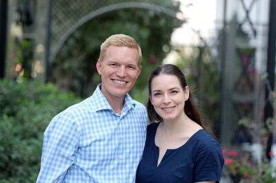 Bishop Otso Fristrom, with his wife Amanda, says having a sacred space for ceremonies is important for the community. Chris Whiteoak / The National