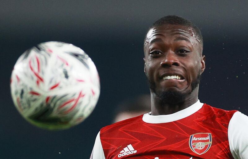 Nicolas Pepe - 6: A frustrating watch as usual. Touch often let him down and passing was mixed bag. Good exchange of passes with Aubamayang but tried to take on Hayden rather than shoot and chance was lost. Pulled poor strike well wide five minutes after break. Good cross set up chance for Willock. Reuters