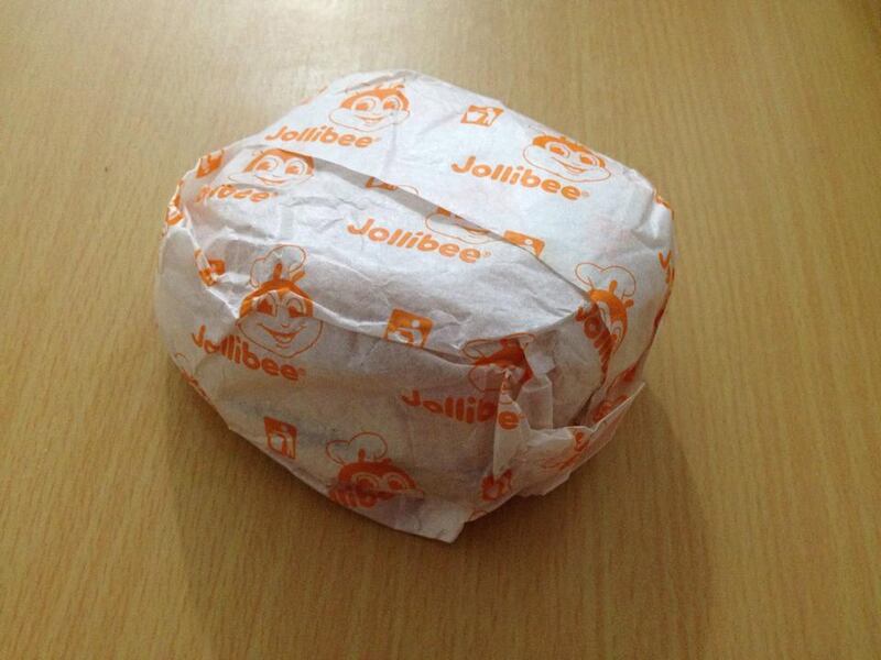 A Jollibee burger.