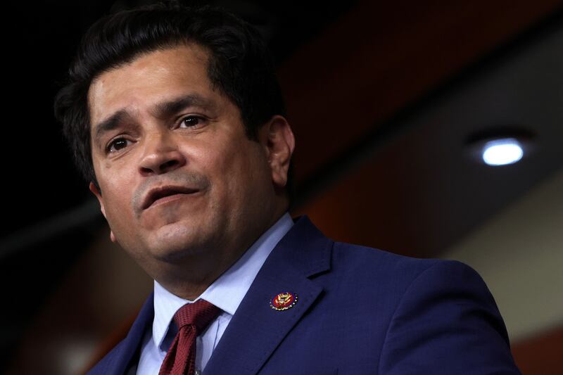 Congressman Jimmy Gomez of California has denounced the remarks and called for resignations. Getty / AFP
