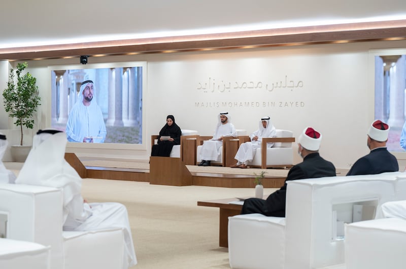 The lecture, titled Values and Their Impact on Human Development and Societies, was delivered at Majlis Mohamed bin Zayed in Abu Dhabi
