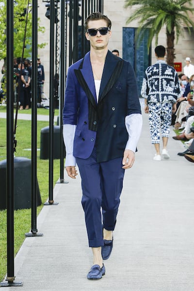 Dolce & Gabbana's spring / summer 2021 menswear show. Courtesy Dolce & Gabbana