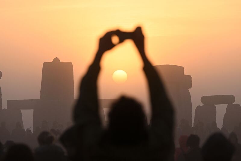 Sunrise over Stonehenge. AFP