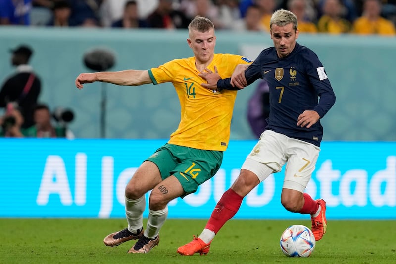Riley McGree – 5. Showed a lack of quality in the early stages with a shocking shot and overhit pass but grew into the game by putting a shift in for the team and delivered an inviting cross for Jackson Irvine’s header before half time. Had a quiet second half. AP